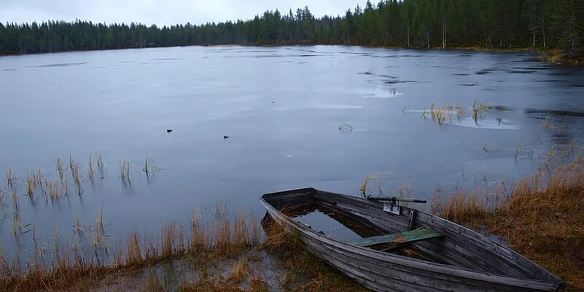 Orsasjön Runt i Dalarna – vy från cykelrutten