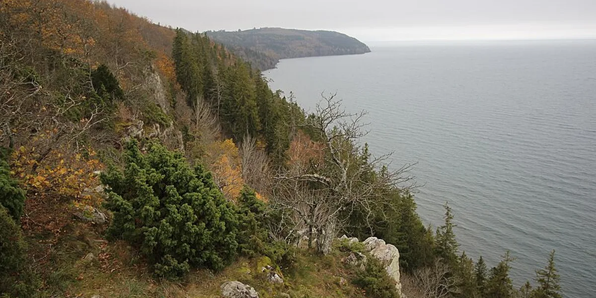 Vadstena–Omberg i Östergötland – vy från cykelrutten